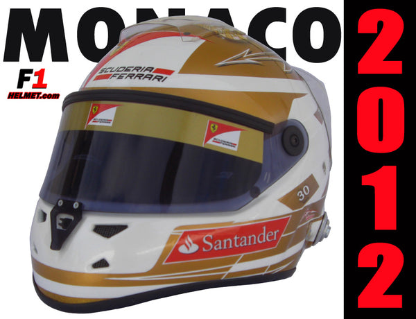 Fernando Alonso 2012 MONACO GP Replica Helmet / Ferrari F1 - www.F1Helmet.com