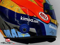 Fernando Alonso 2021 USA GP Helmet / Team Alpine