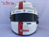 Sebastian Vettel 2018 Hockenheim GP Helmet / Ferrari F1 - www.F1Helmet.com