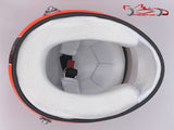 Sebastian Vettel 2019 Tribute to Niki Lauda Helmet / Ferrari F1 - www.F1Helmet.com