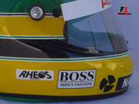 Ayrton Senna 1990 Replica RHEOS Helmet / Mc Laren F1 - www.F1Helmet.com