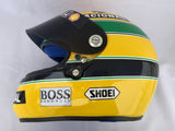 Ayrton Senna 1992 Replica SHOEI Helmet / Mc Laren F1 - www.F1Helmet.com