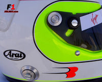Rubens Barrichello 2009 Replica Helmet / Brawn F1 - www.F1Helmet.com