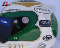 Rubens Barrichello 2010 Helmet 300 Grand Prix / Brawn F1 - www.F1Helmet.com