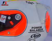 Rubens Barrichello 2009 Massa TRIBUTE Helmet / Brawn F1 - www.F1Helmet.com