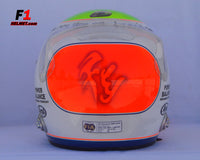 Rubens Barrichello 2009 Massa TRIBUTE Helmet / Brawn F1 - www.F1Helmet.com