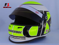 Jenson Button 2009 Replica Helmet / Brawn GP F1 - www.F1Helmet.com