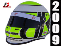 Jenson Button 2009 Replica Helmet / Brawn GP F1 - www.F1Helmet.com