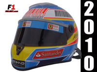 Fernando Alonso 2010 Replica Helmet / Ferrari F1 - www.F1Helmet.com