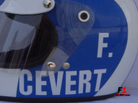 Francois Cevert 1973 replica helmet / Tyrrel F1 - www.F1Helmet.com