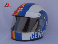 Francois Cevert 1973 replica helmet / Tyrrel F1 - www.F1Helmet.com
