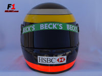 Pedro De La Rosa 2001 Replica Helmet / Jaguar F1 - www.F1Helmet.com