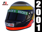 Pedro De La Rosa 2001 Replica Helmet / Jaguar F1 - www.F1Helmet.com