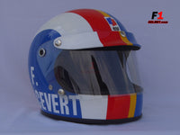 Francois Cevert 1973 replica helmet / Tyrrel F1 - www.F1Helmet.com