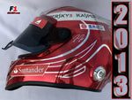 Felipe Massa 2013 "Grazie Ferrari" Interlagos GP / Ferrari F1 - www.F1Helmet.com