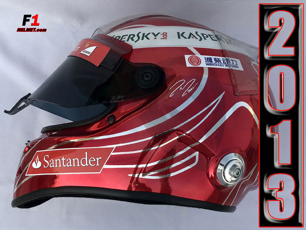 Felipe Massa 2013 "Grazie Ferrari" Interlagos GP / Ferrari F1 - www.F1Helmet.com