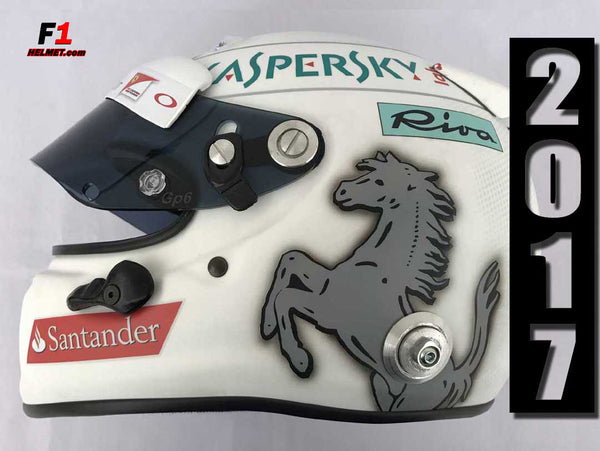 Sebastian Vettel 2017 Replica Helmet / Ferrari F1 - www.F1Helmet.com