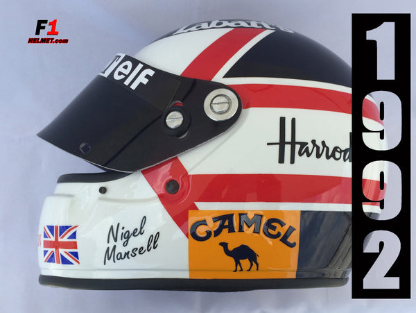 Nigel Mansell 1992 ZEON Replica Helmet / Williams F1 - www.F1Helmet.com