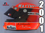 Michael Schumacher 2001 Replica Helmet / Ferrari F1 - www.F1Helmet.com