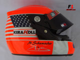 Michael Schumacher 2001 Indianapolis GP Helmet / Ferrari F1 - www.F1Helmet.com