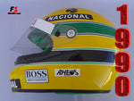Ayrton Senna 1990 Replica RHEOS Helmet / Mc Laren F1 - www.F1Helmet.com