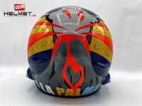 Fernando Alonso 2021 USA GP Helmet / Team Alpine