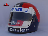 Patrick Depailler 1979 replica helmet / Ligier F1 - www.F1Helmet.com