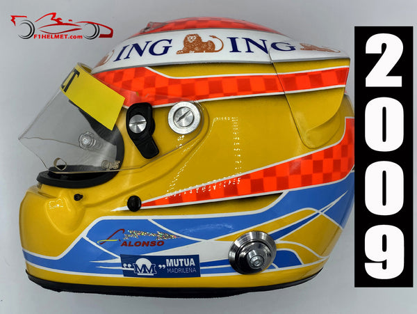 Fernando Alonso 2009 Replica Helmet / Renault F1