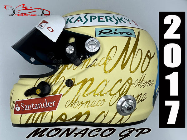 Sebastian Vettel 2017 MONACO GP Replica Helmet / Team Ferrari