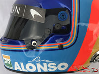Fernando Alonso 2018 Replica Helmet / Mc. Laren F1 - www.F1Helmet.com