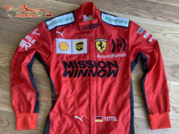 Vettel 2020 Mission Winnow Replica racing suit / Team Ferrari
