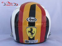 Sebastian Vettel 2018 Hockenheim GP Helmet / Ferrari F1 - www.F1Helmet.com