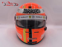 Sebastian Vettel 2019 Tribute to Niki Lauda Helmet / Ferrari F1 - www.F1Helmet.com