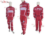 Vettel 2017 Racing Suit / Ferrari 70th Anniversary Monza GP - www.F1Helmet.com