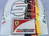 Sebastian Vettel 2016 HOCKENHEIM Helmet / Ferrari F1 - www.F1Helmet.com