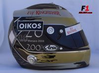 Giancarlo Fisichella 2008 MONACO 200 GP Helmet /  Force India F1 - www.F1Helmet.com