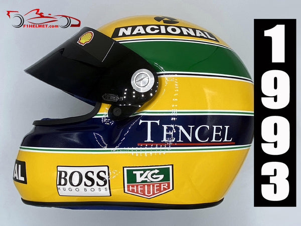 Ayrton Senna 1993 Replica Helmet / Mc Laren F1