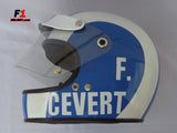 Francois Cevert 1973 replica helmet / Tyrrel F1 - www.F1Helmet.com
