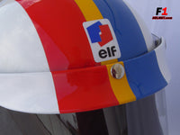 Francois Cevert 1973 replica helmet / Tyrrel F1 - www.F1Helmet.com