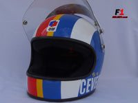 Francois Cevert 1973 replica helmet / Tyrrel F1 - www.F1Helmet.com