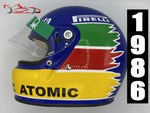 Gerhard Berger 1986 Replica Helmet / Benetton F1