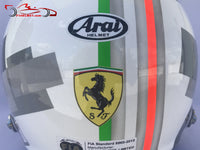Sebastian Vettel 2018 MONZA GP Replica Helmet / Ferrari F1 - www.F1Helmet.com