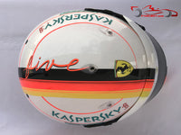 Sebastian Vettel 2018 Replica Helmet / Ferrari F1 - www.F1Helmet.com