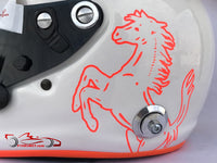 Sebastian Vettel 2018 Replica Helmet / Ferrari F1 - www.F1Helmet.com