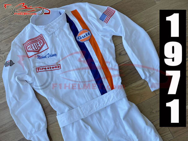 Michael Delaney / Steve McQueen 1971 "LeMans" MOVIE Racing Suit