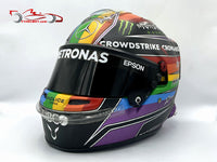Lewis Hamilton 2021 QATAR GP Replica Helmet / Team AMG