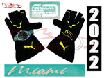 Lewis Hamilton 2022 MIAMI GP Racing Gloves