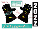 Lewis Hamilton 2022 MIAMI GP Racing Gloves