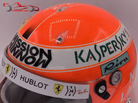 Sebastian Vettel 2019 Tribute to Niki Lauda Helmet / Ferrari F1 - www.F1Helmet.com