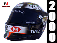 Eddie Irvine 2000 Replica Helmet / Jaguar F1 - www.F1Helmet.com